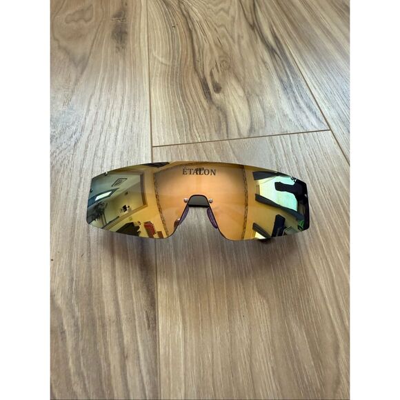 ÉTALON BY STEVE CANAR Men’s Stainless Steel Sport Sunglasses Liquid Gold - Picture 3 of 10